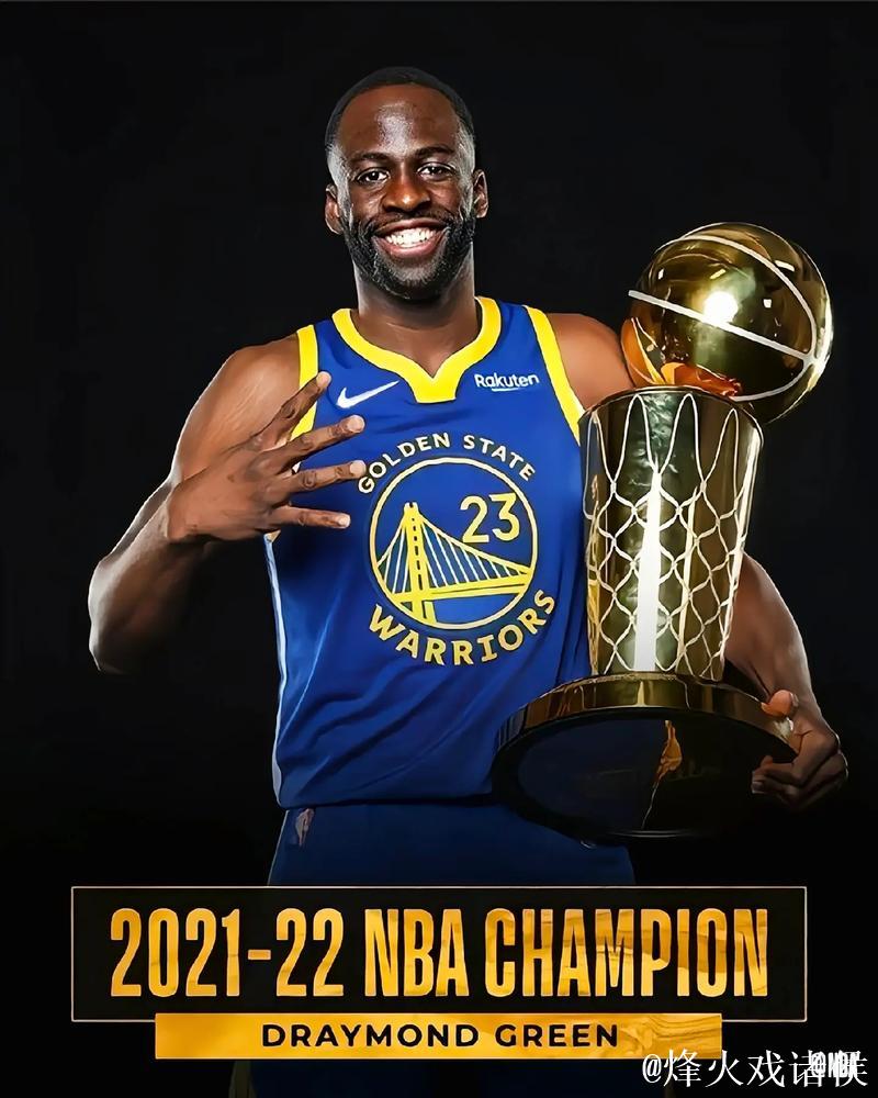 勇士官方晒胜利海报，封面球星闪耀登场